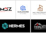 design a modern real estate, property, home, roofing logo
